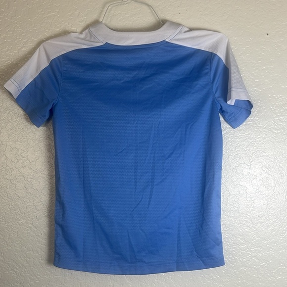 Nike Light Blue and White Baseball Tee Size S - Picture 2 of 5